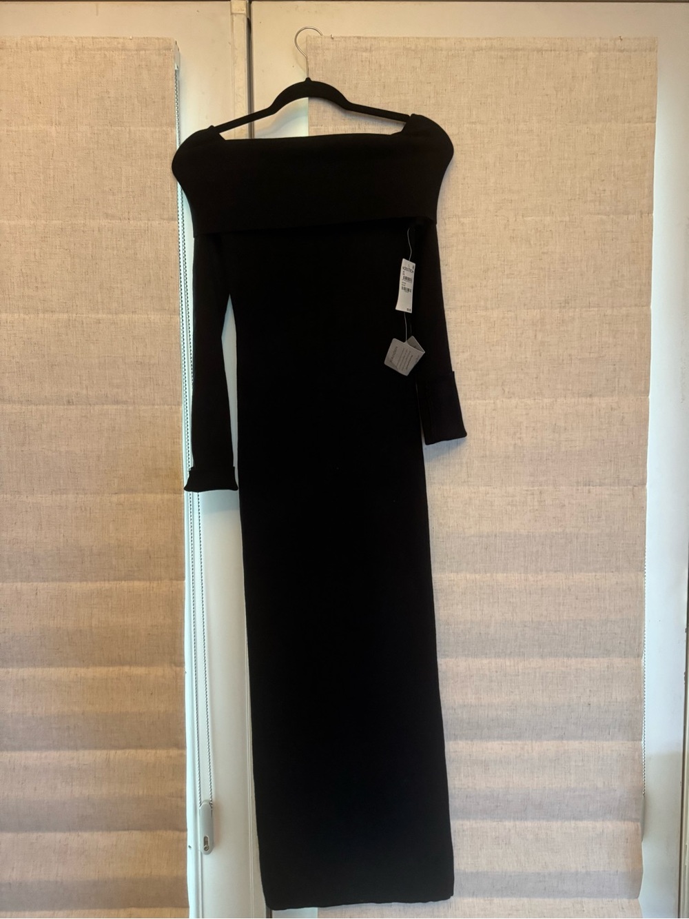 Nordstrom Black Off-Shoulder Maxi Dress